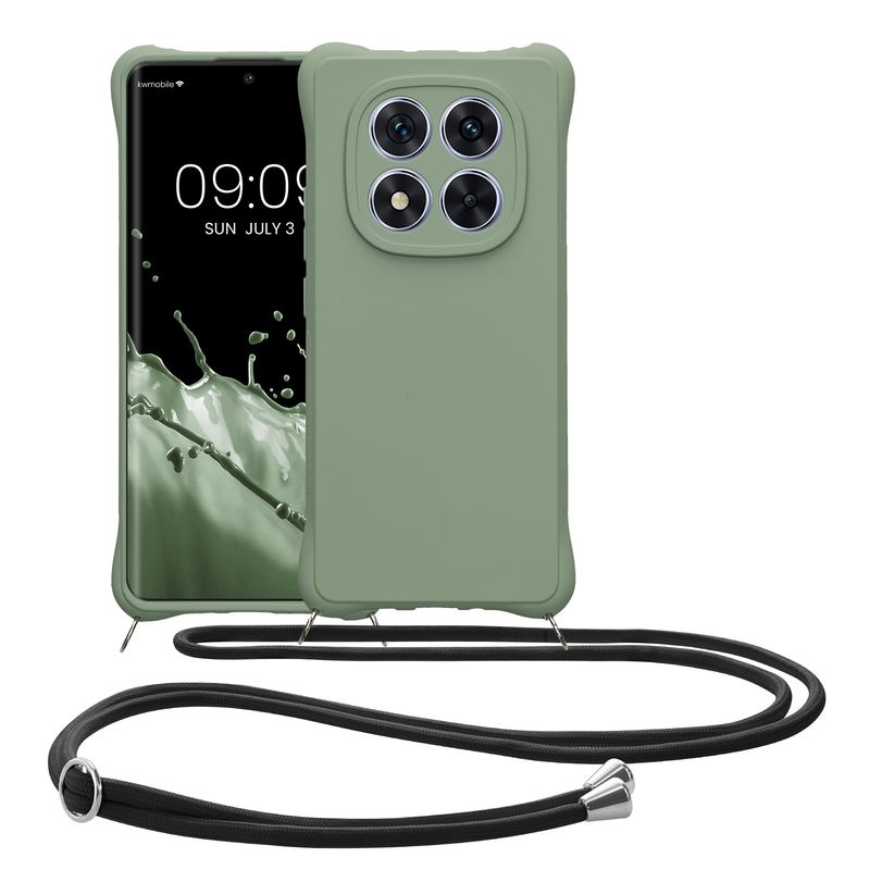 Laptop, Telefoane si Tablete - Telefoane mobile si accesorii - Accesorii Telefoane - Huse telefoane - Husa Kwmobile pentru Xiaomi Redmi Note 14 Pro+ 5G/Redmi Note 14 Pro Plus 5G, antisoc, antizgarieturi, silicon, verde - Infinity.ro