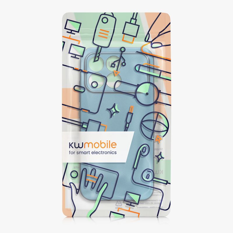 Laptop, Telefoane si Tablete - Telefoane mobile si accesorii - Accesorii Telefoane - Huse telefoane - Husa Kwmobile pentru Xiaomi Poco F8 Pro, anti-alunecare, silicon, albastru - Infinity.ro