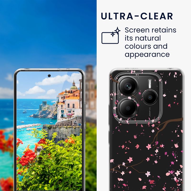 Laptop, Telefoane si Tablete - Telefoane mobile si accesorii - Accesorii Telefoane - Huse telefoane - Husa Kwmobile pentru Xiaomi Redmi Note 14 5G, protectie la zgarieturi, TPU, sticla temperata, multicolor - Infinity.ro