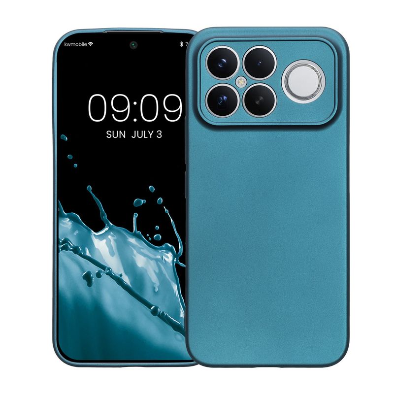 Laptop, Telefoane si Tablete - Telefoane mobile si accesorii - Accesorii Telefoane - Huse telefoane - Husa Kwmobile pentru Xiaomi Poco F8 Ultra, anti-alunecare, silicon, albastru - Infinity.ro