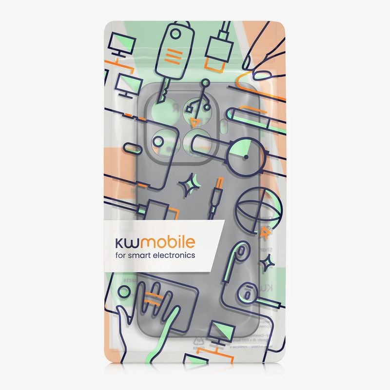 Laptop, Telefoane si Tablete - Telefoane mobile si accesorii - Accesorii Telefoane - Huse telefoane - Husa Kwmobile pentru Xiaomi 15T Pro, anti-alunecare, protectie la zgarieturi, silicon, gri - Infinity.ro
