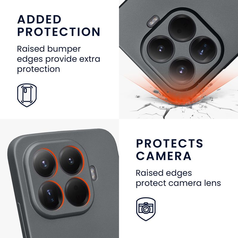 Laptop, Telefoane si Tablete - Telefoane mobile si accesorii - Accesorii Telefoane - Huse telefoane - Husa Kwmobile pentru Xiaomi 15T Pro, anti-alunecare, protectie la zgarieturi, silicon, gri - Infinity.ro