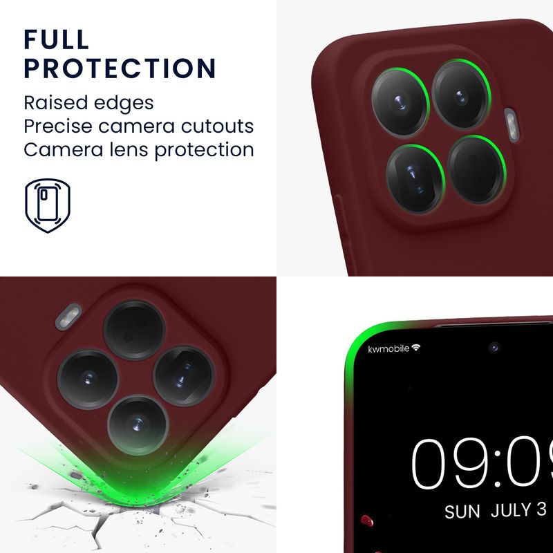 Laptop, Telefoane si Tablete - Telefoane mobile si accesorii - Accesorii Telefoane - Huse telefoane - Husa Kwmobile pentru Xiaomi 15T Pro, anti-alunecare, protectie la zgarieturi, silicon, mov - Infinity.ro