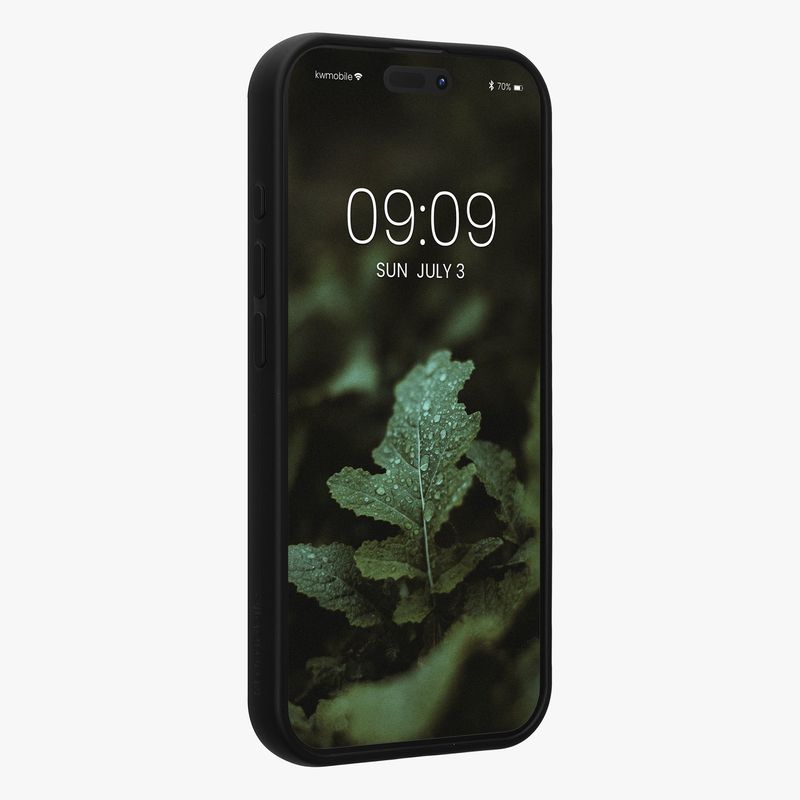 Laptop, Telefoane si Tablete - Telefoane mobile si accesorii - Accesorii Telefoane - Huse telefoane - Husa tip bumper Kwmobile pentru iPhone 17, protectie la socuri, lemn, TPU, multicolor - Infinity.ro