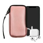 Laptop, Telefoane si Tablete - Telefoane mobile si accesorii - Accesorii Telefoane - Huse telefoane - Husa tip holster Kwmobile, protectie la zgarieturi, neopren, auriu - Infinity.ro