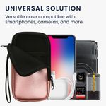 Laptop, Telefoane si Tablete - Telefoane mobile si accesorii - Accesorii Telefoane - Huse telefoane - Husa tip holster Kwmobile, protectie la zgarieturi, neopren, auriu - Infinity.ro