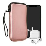 Laptop, Telefoane si Tablete - Telefoane mobile si accesorii - Accesorii Telefoane - Huse telefoane - Husa tip holster Kwmobile, protectie la zgarieturi, neopren, auriu - Infinity.ro