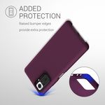 Laptop, Telefoane si Tablete - Telefoane mobile si accesorii - Accesorii Telefoane - Huse telefoane - Husa Kwmobile pentru Xiaomi Redmi Note 10 Pro, incarcare wireless, silicon, mov, bordo - Infinity.ro