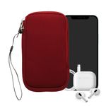 Laptop, Telefoane si Tablete - Telefoane mobile si accesorii - Accesorii Telefoane - Huse telefoane - Husa universala tip holster Kwmobile, anti-alunecare, protectie la zgarieturi, neopren, rosu - Infinity.ro