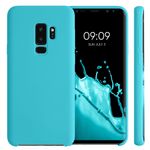 Laptop, Telefoane si Tablete - Telefoane mobile si accesorii - Accesorii Telefoane - Huse telefoane - Husa Kwmobile pentru Samsung Galaxy S9 Plus/S9+ DUOS, incarcare wireless, anti-alunecare, silicon, albastru - Infinity.ro