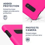 Laptop, Telefoane si Tablete - Telefoane mobile si accesorii - Accesorii Telefoane - Huse telefoane - Husa Kwmobile pentru Samsung Galaxy S10e, incarcare wireless, silicon, roz neon - Infinity.ro