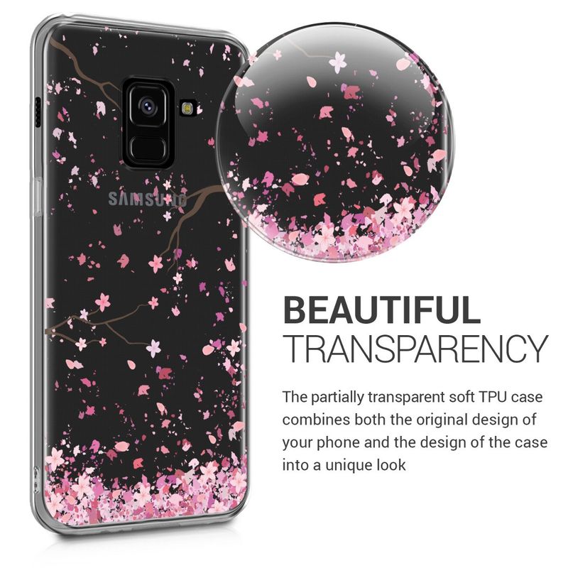 Laptop, Telefoane si Tablete - Telefoane mobile si accesorii - Accesorii Telefoane - Huse telefoane - Husa Kwmobile pentru Samsung Galaxy A8 (2018), protectie la socuri, protectie la zgarieturi, silicon, multicolor - Infinity.ro