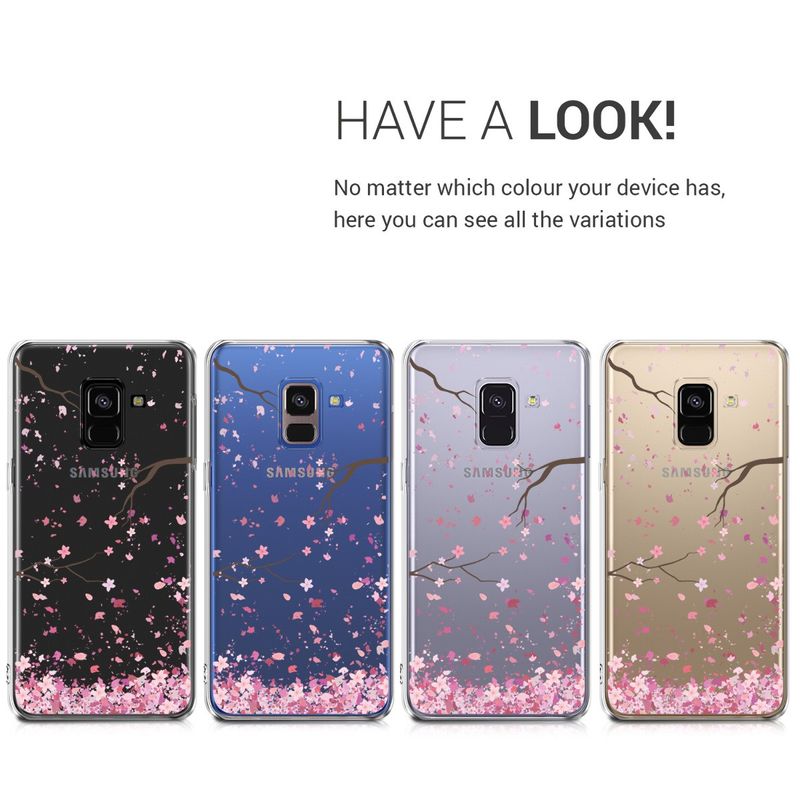 Laptop, Telefoane si Tablete - Telefoane mobile si accesorii - Accesorii Telefoane - Huse telefoane - Husa Kwmobile pentru Samsung Galaxy A8 (2018), protectie la socuri, protectie la zgarieturi, silicon, multicolor - Infinity.ro