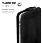 Laptop, Telefoane si Tablete - Telefoane mobile si accesorii - Accesorii Telefoane - Huse telefoane - Husa tip flip Kwmobile pentru iPhone SE3/SE2/SE (2022)/SE (2020), inchidere magnetica, piele ecologica, negru - Infinity.ro