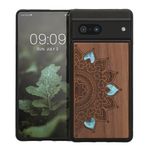 Laptop, Telefoane si Tablete - Telefoane mobile si accesorii - Accesorii Telefoane - Huse telefoane - Husa tip bumper Kwmobile pentru Google Pixel 7, anti-alunecare, protectie la socuri, lemn, TPU, maro - Infinity.ro