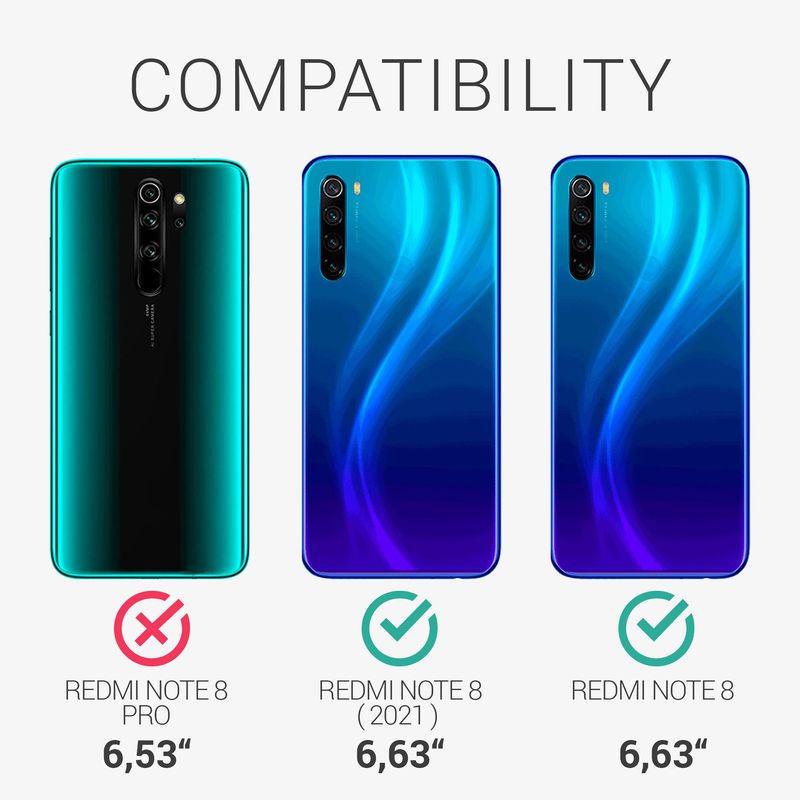 Laptop, Telefoane si Tablete - Telefoane mobile si accesorii - Accesorii Telefoane - Huse telefoane - Husa Kwmobile pentru Xiaomi Redmi Note 8 & Redmi Note 8 2021, protectie la socuri, TPU, multicolor - Infinity.ro