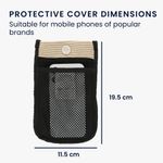 Laptop, Telefoane si Tablete - Telefoane mobile si accesorii - Accesorii Telefoane - Huse telefoane - Husa tip holster Kwmobile, inchidere magnetica, microfibra, bej - Infinity.ro