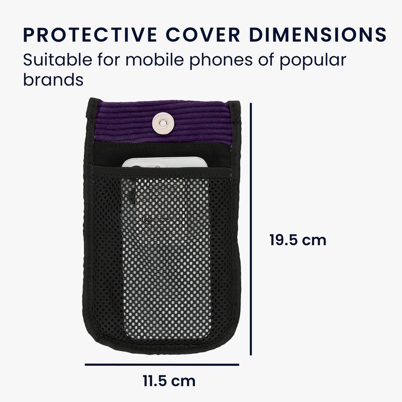 Laptop, Telefoane si Tablete - Telefoane mobile si accesorii - Accesorii Telefoane - Huse telefoane - Husa tip holster Kwmobile, inchidere magnetica, microfibra, mov - Infinity.ro