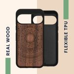Laptop, Telefoane si Tablete - Telefoane mobile si accesorii - Accesorii Telefoane - Huse telefoane - Husa tip bumper Kwmobile pentru Google Pixel 10/Pixel 10 Pro, anti-alunecare, protectie la zgarieturi, lemn, TPU, maro - Infinity.ro
