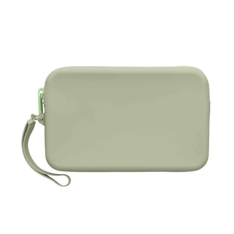 Laptop, Telefoane si Tablete - Telefoane mobile si accesorii - Accesorii Telefoane - Huse telefoane - Husa universala tip holster Kwmobile, buzunar card, curea de mana, rezistenta la apa, silicon, verde - Infinity.ro