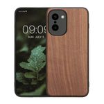 Laptop, Telefoane si Tablete - Telefoane mobile si accesorii - Accesorii Telefoane - Huse telefoane - Husa tip bumper Kwmobile pentru OnePlus 15R, anti-alunecare, lemn, TPU, maro - Infinity.ro