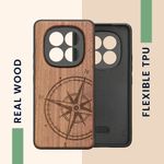 Laptop, Telefoane si Tablete - Telefoane mobile si accesorii - Accesorii Telefoane - Huse telefoane - Husa tip bumper Kwmobile pentru Xiaomi Redmi Note 15 Pro 4G, anti-alunecare, lemn, TPU, maro - Infinity.ro