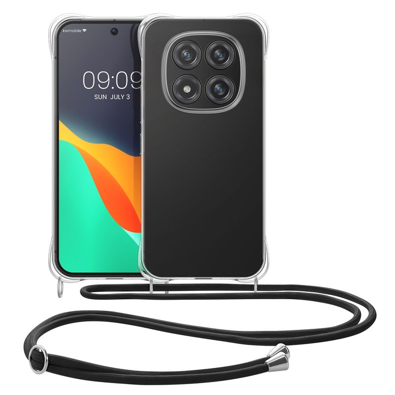 Laptop, Telefoane si Tablete - Telefoane mobile si accesorii - Accesorii Telefoane - Huse telefoane - Husa Kwmobile pentru Xiaomi Redmi Note 15 Pro 4G, protectie la socuri, protectie la zgarieturi, TPU, transparent, negru - Infinity.ro