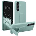 Laptop, Telefoane si Tablete - Telefoane mobile si accesorii - Accesorii Telefoane - Huse telefoane - Husa Kwmobile pentru Samsung Galaxy S26 Plus, functie stand, silicon, verde - Infinity.ro