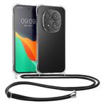 Laptop, Telefoane si Tablete - Telefoane mobile si accesorii - Accesorii Telefoane - Huse telefoane - Husa Kwmobile pentru Xiaomi Redmi Note 15 Pro 4G, protectie la socuri, protectie la zgarieturi, TPU, transparent, negru - Infinity.ro