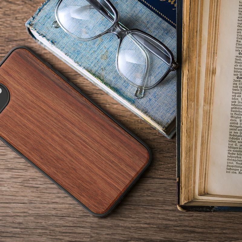 Laptop, Telefoane si Tablete - Telefoane mobile si accesorii - Accesorii Telefoane - Huse telefoane - Husa tip bumper Kwmobile pentru iPhone 17e/16e, anti-alunecare, lemn, TPU, multicolor - Infinity.ro