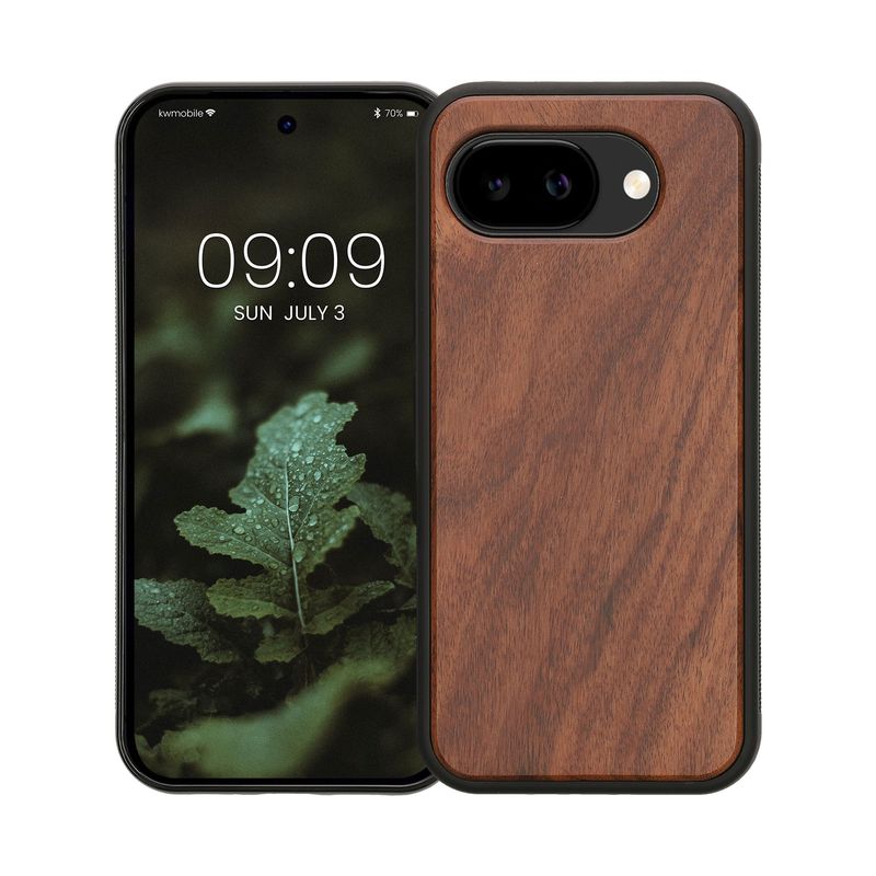 Laptop, Telefoane si Tablete - Telefoane mobile si accesorii - Accesorii Telefoane - Huse telefoane - Husa tip bumper Kwmobile pentru Google Pixel 10a, anti-alunecare, lemn, TPU, maro vintage - Infinity.ro