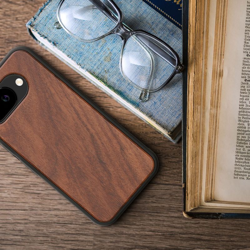 Laptop, Telefoane si Tablete - Telefoane mobile si accesorii - Accesorii Telefoane - Huse telefoane - Husa tip bumper Kwmobile pentru Google Pixel 10a, anti-alunecare, lemn, TPU, maro vintage - Infinity.ro