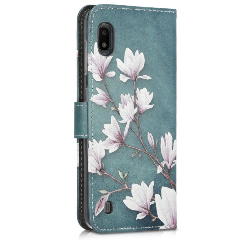 Laptop, Telefoane si Tablete - Telefoane mobile si accesorii - Accesorii Telefoane - Huse telefoane - Husa tip portofel Kwmobile pentru Samsung Galaxy A10, inchidere magnetica, buzunar card, piele ecologica, multicolor - Infinity.ro