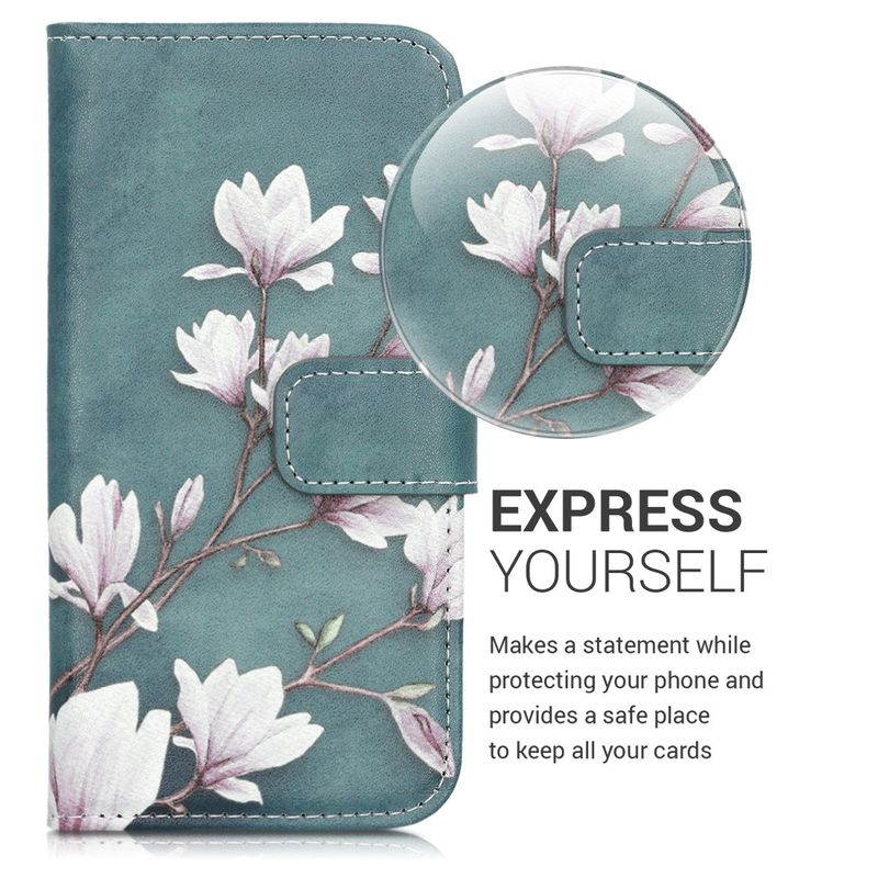Laptop, Telefoane si Tablete - Telefoane mobile si accesorii - Accesorii Telefoane - Huse telefoane - Husa tip portofel Kwmobile pentru Samsung Galaxy A10, inchidere magnetica, buzunar card, piele ecologica, multicolor - Infinity.ro