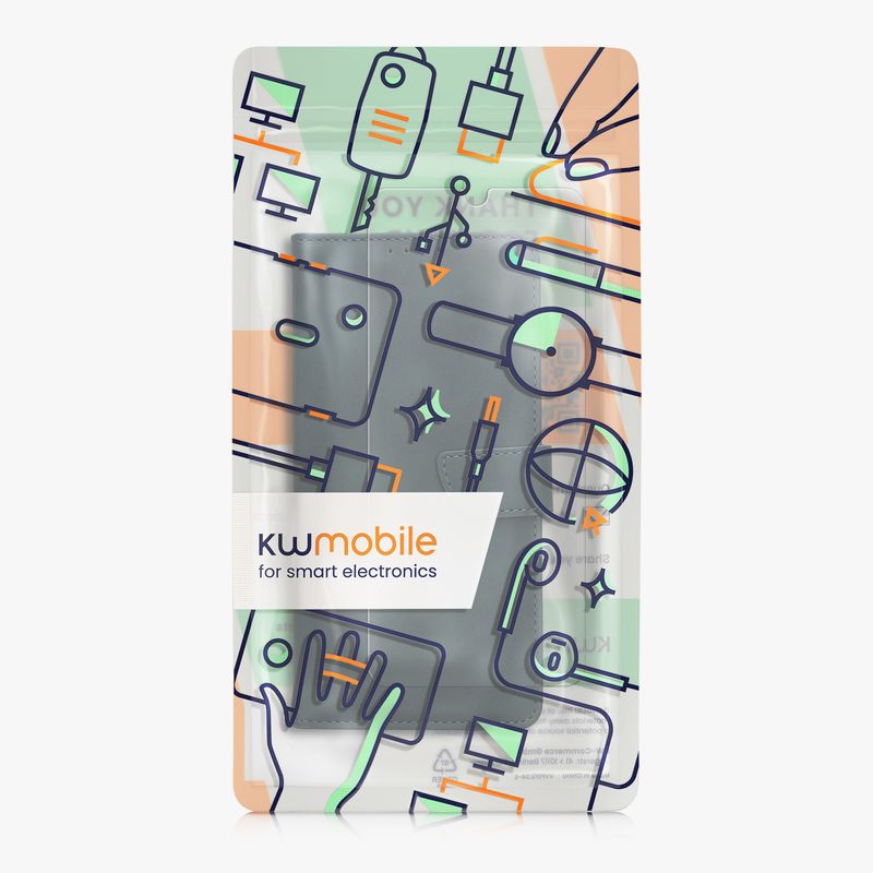 Laptop, Telefoane si Tablete - Telefoane mobile si accesorii - Accesorii Telefoane - Huse telefoane - Husa tip portofel Kwmobile pentru Samsung Galaxy Xcover7, inchidere magnetica, buzunar card, piele ecologica, albastru - Infinity.ro