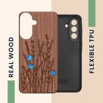 Laptop, Telefoane si Tablete - Telefoane mobile si accesorii - Accesorii Telefoane - Huse telefoane - Husa tip bumper Kwmobile pentru Samsung Galaxy A57 5G, anti-alunecare, protectie la zgarieturi, lemn, TPU, maro - Infinity.ro