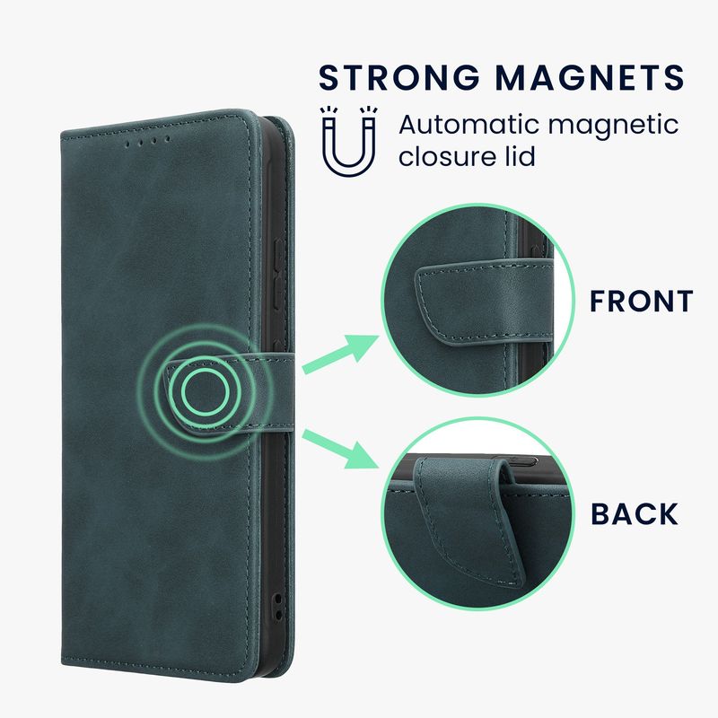 Laptop, Telefoane si Tablete - Telefoane mobile si accesorii - Accesorii Telefoane - Huse telefoane - Husa tip portofel Kwmobile pentru Samsung Galaxy Xcover7, inchidere magnetica, buzunar card, piele ecologica, albastru - Infinity.ro