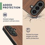 Laptop, Telefoane si Tablete - Telefoane mobile si accesorii - Accesorii Telefoane - Huse telefoane - Husa tip bumper Kwmobile pentru Samsung Galaxy A57 5G, anti-alunecare, lemn, TPU, maro - Infinity.ro