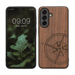 Laptop, Telefoane si Tablete - Telefoane mobile si accesorii - Accesorii Telefoane - Huse telefoane - Husa tip bumper Kwmobile pentru Samsung Galaxy A57 5G, anti-alunecare, lemn, TPU, maro - Infinity.ro