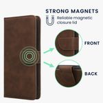 Laptop, Telefoane si Tablete - Telefoane mobile si accesorii - Accesorii Telefoane - Huse telefoane - Husa tip portofel Kwmobile pentru Samsung Galaxy A56 5G, inchidere magnetica, piele ecologica, maro - Infinity.ro