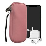 Laptop, Telefoane si Tablete - Telefoane mobile si accesorii - Accesorii Telefoane - Huse telefoane - Husa tip holster Kwmobile, anti-alunecare, protectie la zgarieturi, protectie la praf, neopren, roz - Infinity.ro