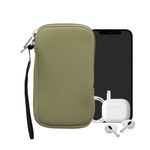 Laptop, Telefoane si Tablete - Telefoane mobile si accesorii - Accesorii Telefoane - Huse telefoane - Husa tip holster Kwmobile, anti-alunecare, protectie la zgarieturi, neopren, verde - Infinity.ro