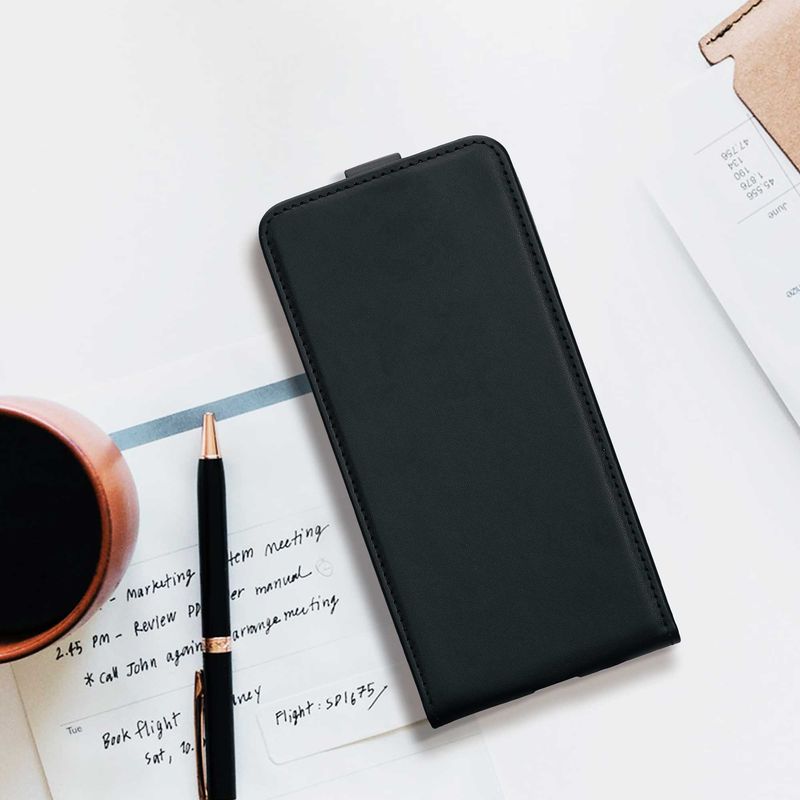 Laptop, Telefoane si Tablete - Telefoane mobile si accesorii - Accesorii Telefoane - Huse telefoane - Husa tip flip Kwmobile pentru Samsung Galaxy A57 5G, inchidere magnetica, piele ecologica, negru - Infinity.ro