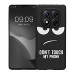 Laptop, Telefoane si Tablete - Telefoane mobile si accesorii - Accesorii Telefoane - Huse telefoane - Husa Kwmobile pentru Xiaomi Redmi Note 14 Pro 4G, anti-alunecare, silicon, alb, negru - Infinity.ro
