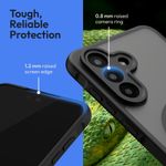 Laptop, Telefoane si Tablete - Telefoane mobile si accesorii - Accesorii Telefoane - Huse telefoane - Husa Oakshield pentru Samsung Galaxy A57 5G, compatibilitate MagSafe, sticla, TPU, negru - Infinity.ro