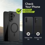 Laptop, Telefoane si Tablete - Telefoane mobile si accesorii - Accesorii Telefoane - Huse telefoane - Husa Oakshield pentru Samsung Galaxy A57 5G, compatibilitate MagSafe, sticla, TPU, negru - Infinity.ro