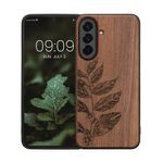 Laptop, Telefoane si Tablete - Telefoane mobile si accesorii - Accesorii Telefoane - Huse telefoane - Husa tip bumper Kwmobile pentru Samsung Galaxy A37 5G, protectie la socuri, lemn, TPU, maro - Infinity.ro