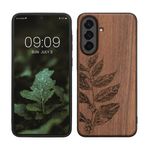 Laptop, Telefoane si Tablete - Telefoane mobile si accesorii - Accesorii Telefoane - Huse telefoane - Husa tip bumper Kwmobile pentru Samsung Galaxy A37 5G, protectie la socuri, lemn, TPU, maro - Infinity.ro