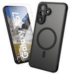 Laptop, Telefoane si Tablete - Telefoane mobile si accesorii - Accesorii Telefoane - Huse telefoane - Husa Oakshield pentru Samsung Galaxy A57 5G, compatibilitate MagSafe, sticla, TPU, negru - Infinity.ro