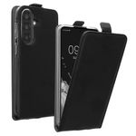 Laptop, Telefoane si Tablete - Telefoane mobile si accesorii - Accesorii Telefoane - Huse telefoane - Husa tip flip Kwmobile pentru Samsung Galaxy A57 5G, inchidere magnetica, piele ecologica, negru - Infinity.ro